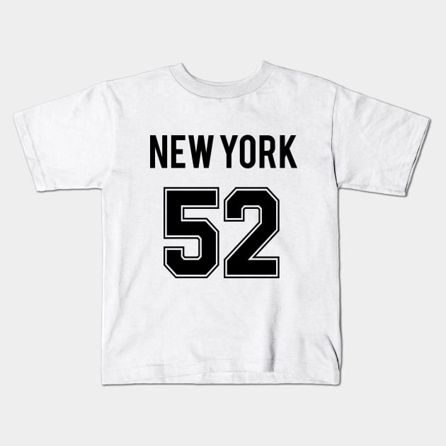 New York 52 Kids T-Shirt by MartinAes